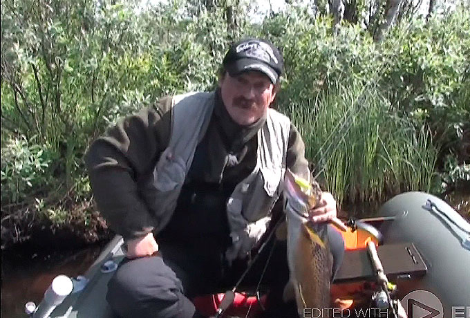 Большая кумжа! Экзамен для спиннинга Taifun Rod 2.4 м. 2-14 гр.