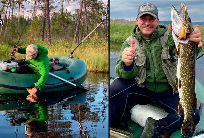 Воблер TRIUMPH PRO 75 Бокоплав в работе