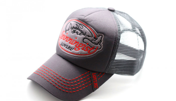 Кепка СР  SPINNINGIST красный ( серый , сетка)