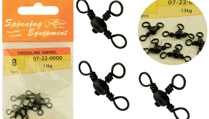 Crossline Swivel  5X5 Black